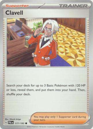 Pokemon Trading Card Game - Clavell - 177/193 - Common Scarlet & Violet: Paldea Evolved
