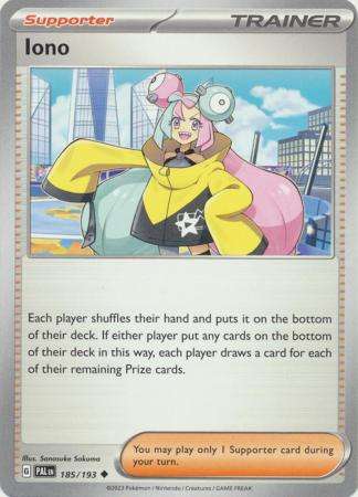 Pokemon Trading Card Game - Iono - 185/193 - Uncommon Scarlet & Violet: Paldea Evolved