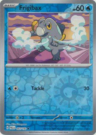 Pokemon Trading Card Game - Frigibax - 057/193 - Common Reverse Holo Scarlet & Violet: Paldea Evolve