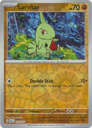 Pokemon Trading Card Game - Larvitar - 110/193 - Common Reverse Holo Scarlet & Violet: Paldea Evolve