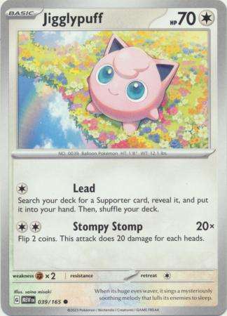 Pokemon Trading Card Game - Jigglypuff - 039/165 - Common Scarlet & Violet 151
