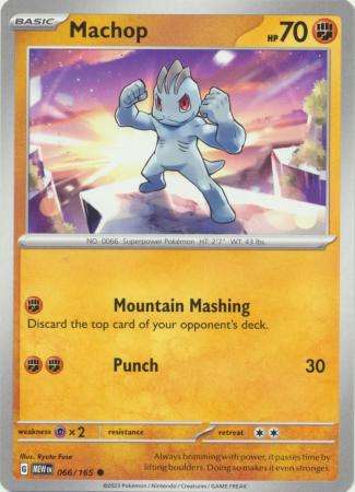 Pokemon Trading Card Game - Machop - 066/165 - Common Scarlet & Violet 151