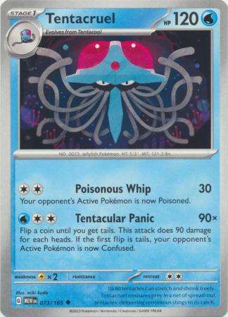 Pokemon Trading Card Game - Tentacruel - 073/165 - Uncommon Scarlet & Violet 151