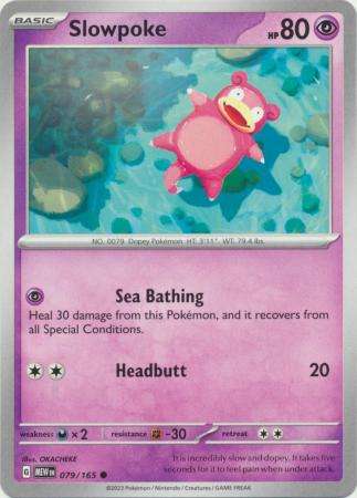 Pokemon Trading Card Game - Slowpoke - 079/165 - Common Scarlet & Violet 151