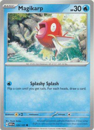 Pokemon Trading Card Game - Magikarp - 129/165 - Common Scarlet & Violet 151
