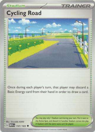 Pokemon Trading Card Game - Cycling Road - 157/165 - Uncommon Scarlet & Violet 151