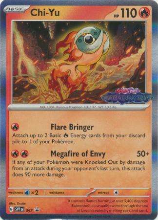 Pokemon Trading Card Game - Chi-Yu - SVP057 - Prerelease Promo Pokemon Scarlet & Violet