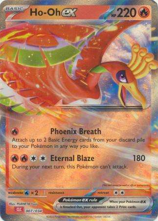 Pokemon Trading Card Game - Ho-Oh ex - 007/034 - CLC Pokemon Trading Card Game Classic