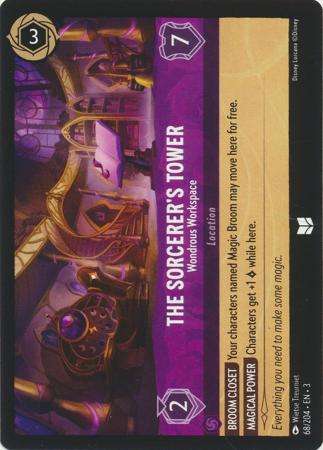 Disney Lorcana Trading Card Game - The Sorcerer's Tower - Wondrous Workspace - 68/204 - Uncommon Int