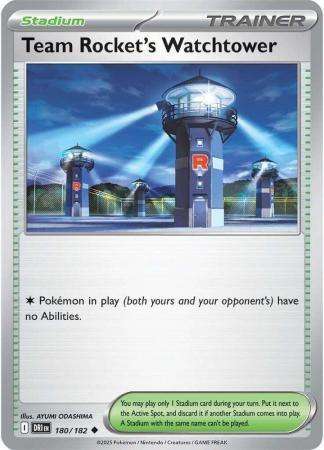 Pokemon Trading Card Game - Team Rocket's Watchtower - 180/182 - Uncommon - Destined Rivals