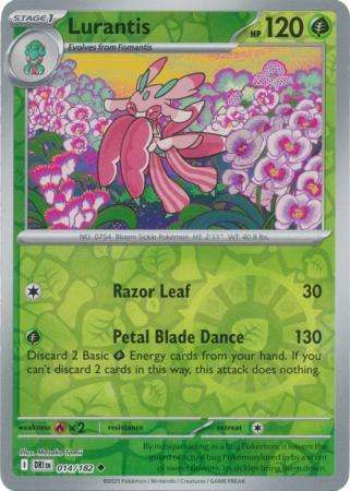 Pokemon Trading Card Game - Lurantis - 014/182 - Reverse Holo - Destined Rivals