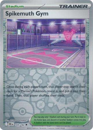 Pokemon Trading Card Game - Spikemuth Gym - 169/182 Reverse Holo - Destined Rivals
