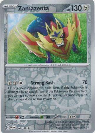 Pokemon Trading Card Game - Zamazenta - 146/182 - Reverse Holo - Destined Rivals