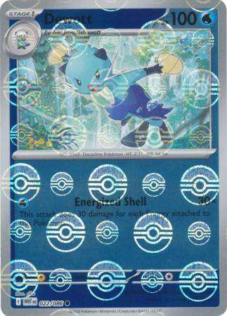 Pokemon Trading Card Game - Dewott (Poke Ball Pattern) - SV: White Flare (WHT)