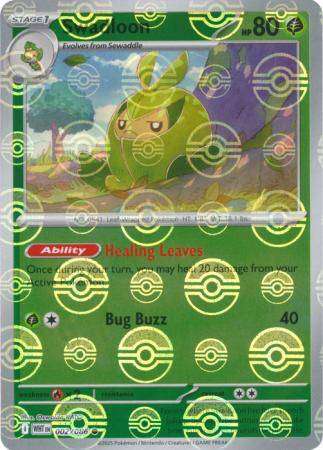 Pokemon Trading Card Game - Swadloon (Poke Ball Pattern) - SV: White Flare (WHT)