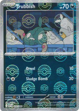 Pokemon Trading Card Game - Trubbish (Poke Ball Pattern) - SV: White Flare (WHT)
