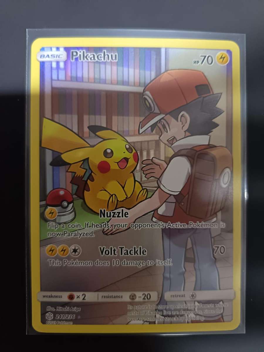 Pokemon Trading Card Game - Pikachu (Secret) - SM - Cosmic Eclipse (SM12)