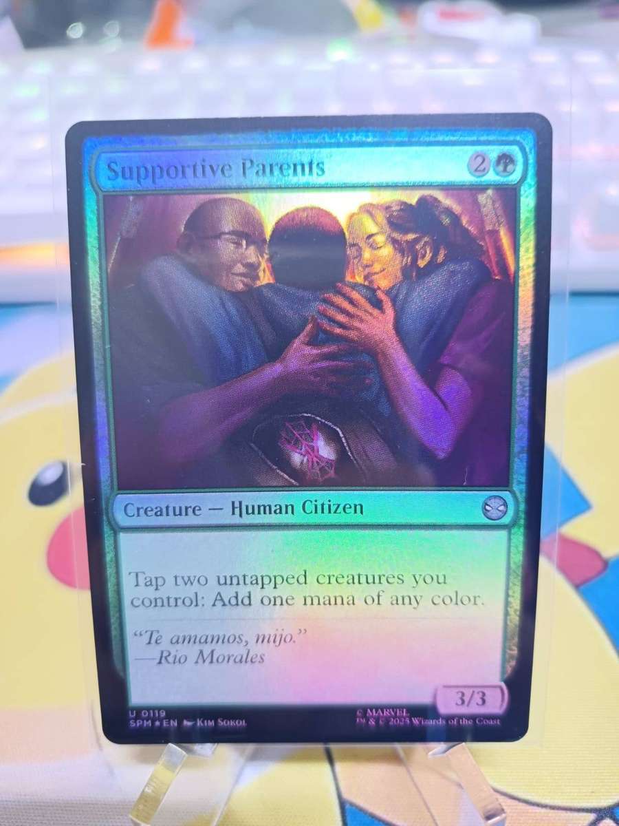 Magic The Gathering TCG - Supportive Parents - Marvel's Spider-Man (SPM) (Foil)