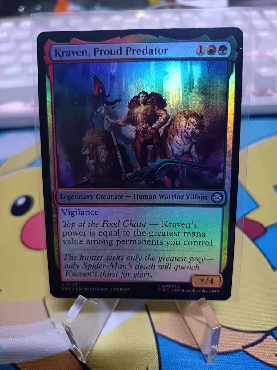 Magic The Gathering TCG - Kraven, Proud Predator - Marvel's Spider-Man (SPM) (Foil)