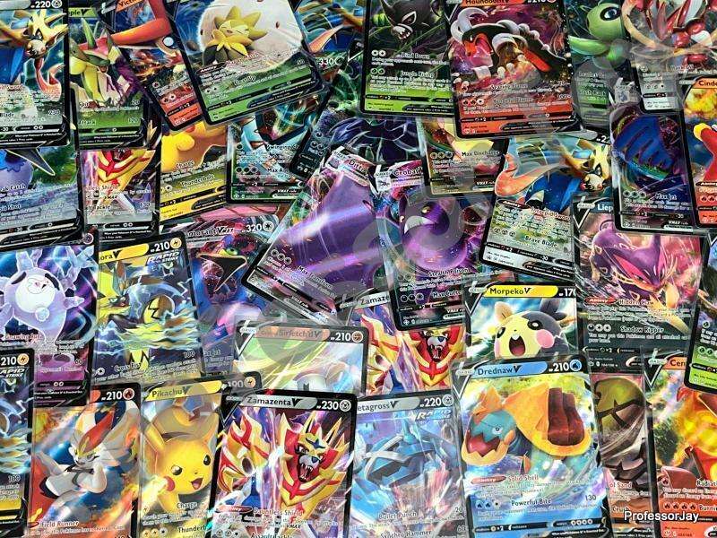 Pokemon Card Lot of 10 Random V/EX/GX/VMAX cards - English Only