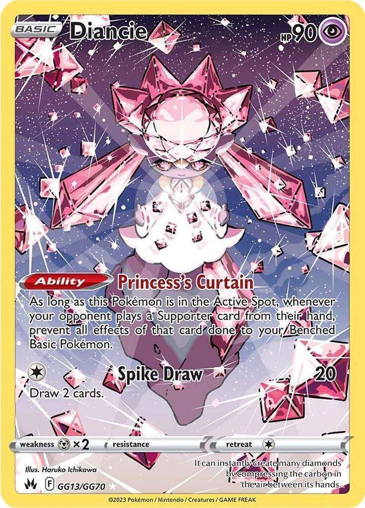Pokemon Trading Card Game - Diancie - Crown Zenith: Galarian Gallery (CRZ:GG)