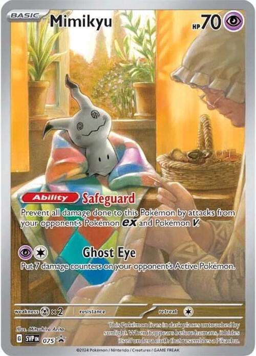 Pokemon Trading Card Game - Mimikyu - 075 - SV: Scarlet & Violet Promo Cards (SVP)