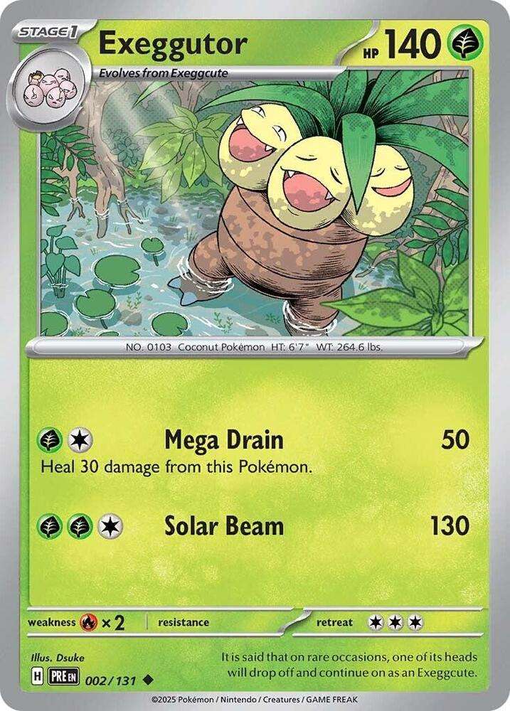 Pokemon Trading Card Game - Exeggutor - SV: Prismatic Evolutions