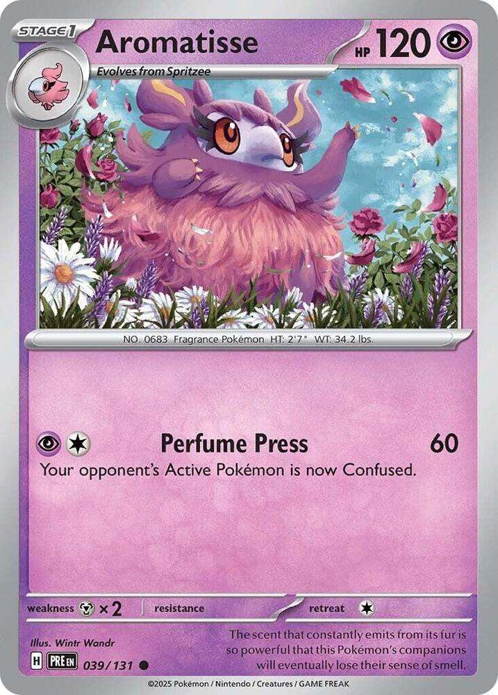 Pokemon Trading Card Game - Aromatisse - SV: Prismatic Evolutions