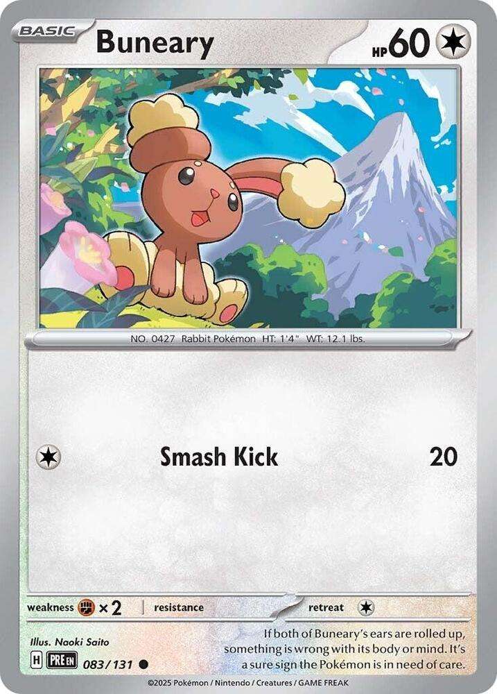 Pokemon Trading Card Game - Buneary - SV: Prismatic Evolutions