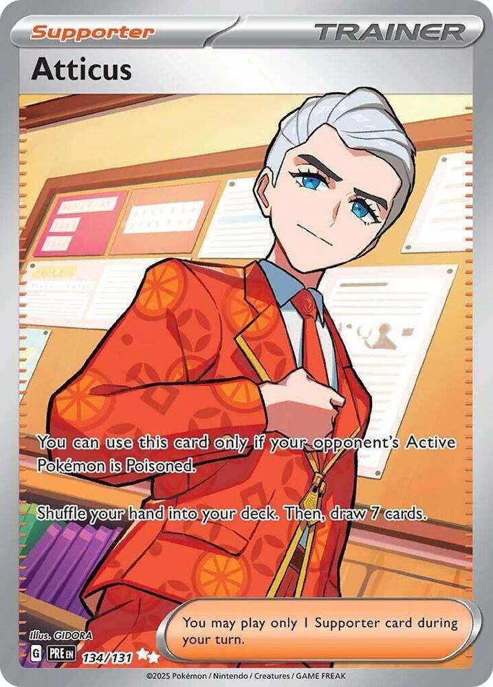 Pokemon Trading Card Game - Atticus - 134/131 - SV: Prismatic Evolutions (PRE)