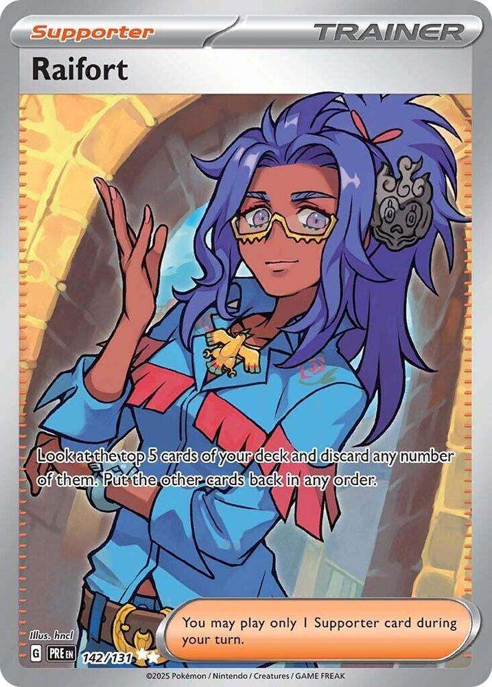 Pokemon Trading Card Game - Raifort - 142/131 / Ultra Rare SV: Prismatic Evolutions