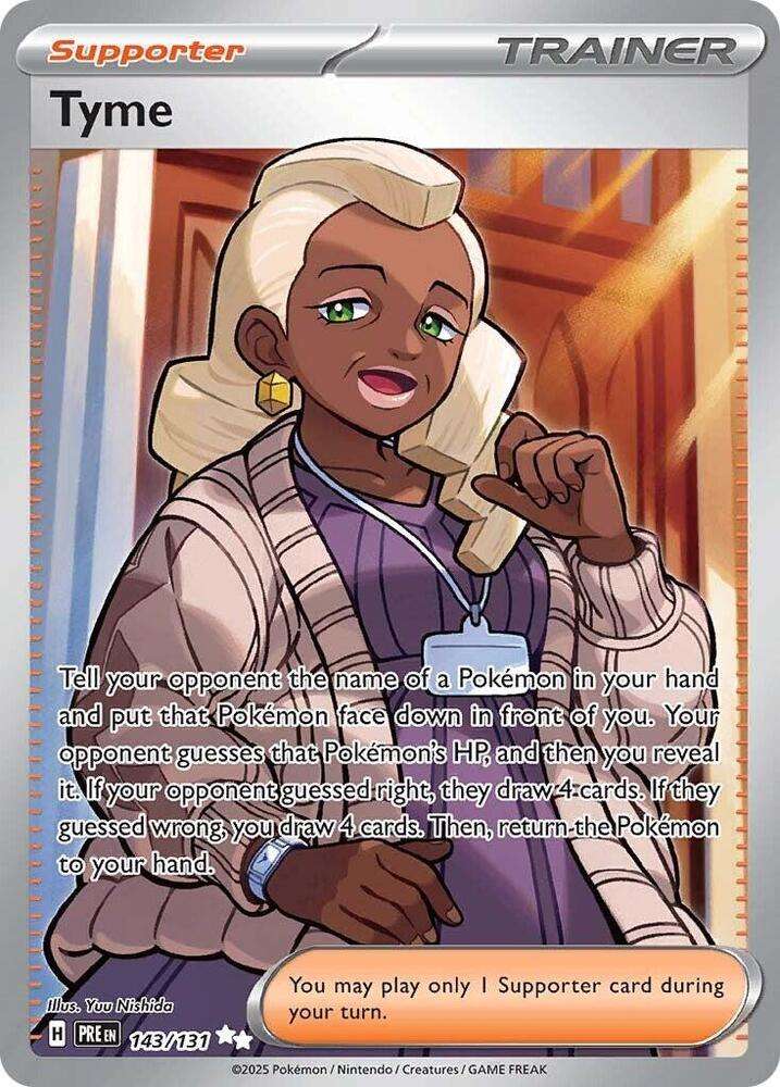 Pokemon Trading Card Game - Tyme - SV: Prismatic Evolutions 143/131 / Ultra Rare