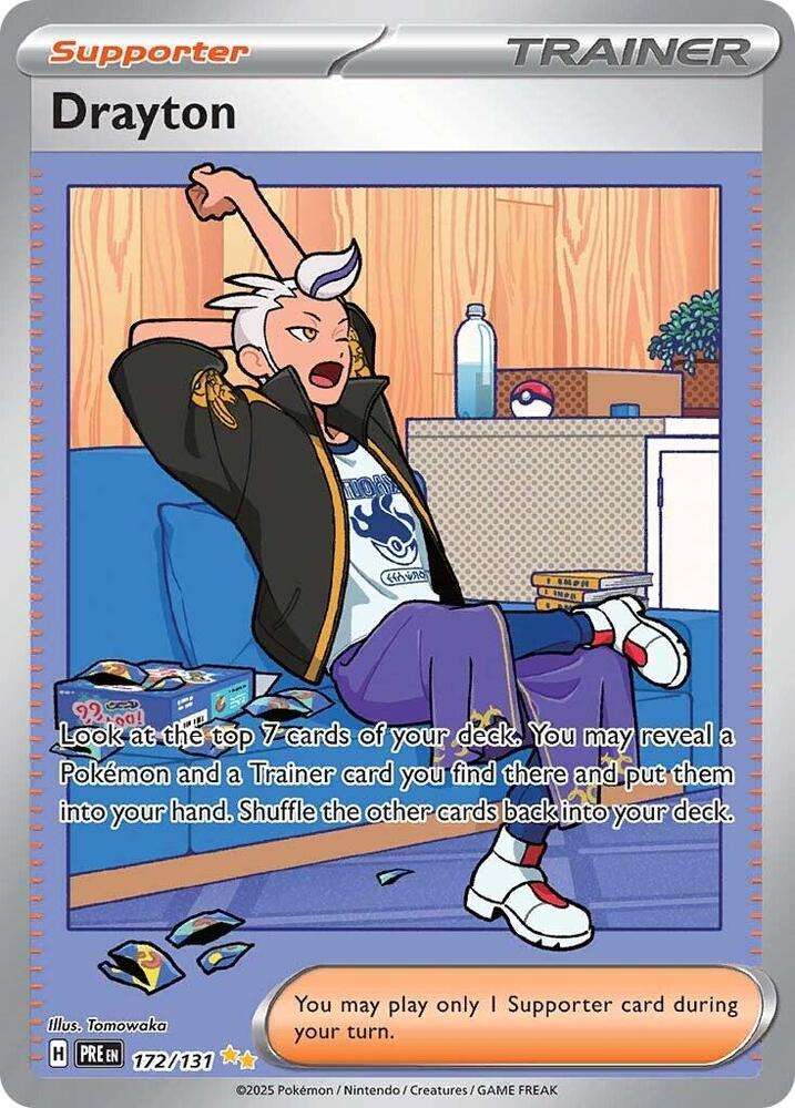 Pokemon Trading Card Game - Drayton - 172/131 / Special Illustration Rare SV: Prismatic Evolutions