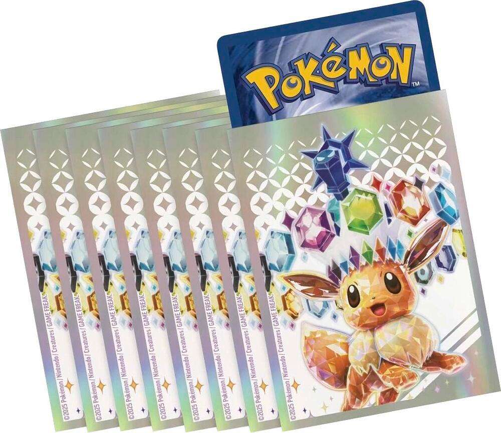 Pokemon Trading Card Game - Prismatic Evolutions Elite Trainer Box Card Sleeves - Eevee (65 Pack)