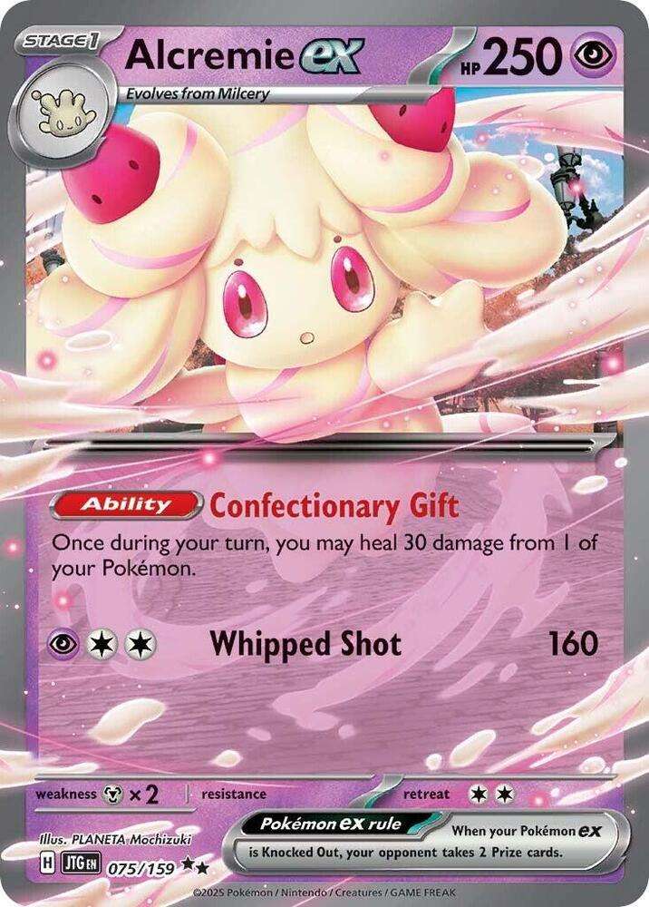 Pokemon Trading Card Game - Alcremie ex - SV09: Journey Together