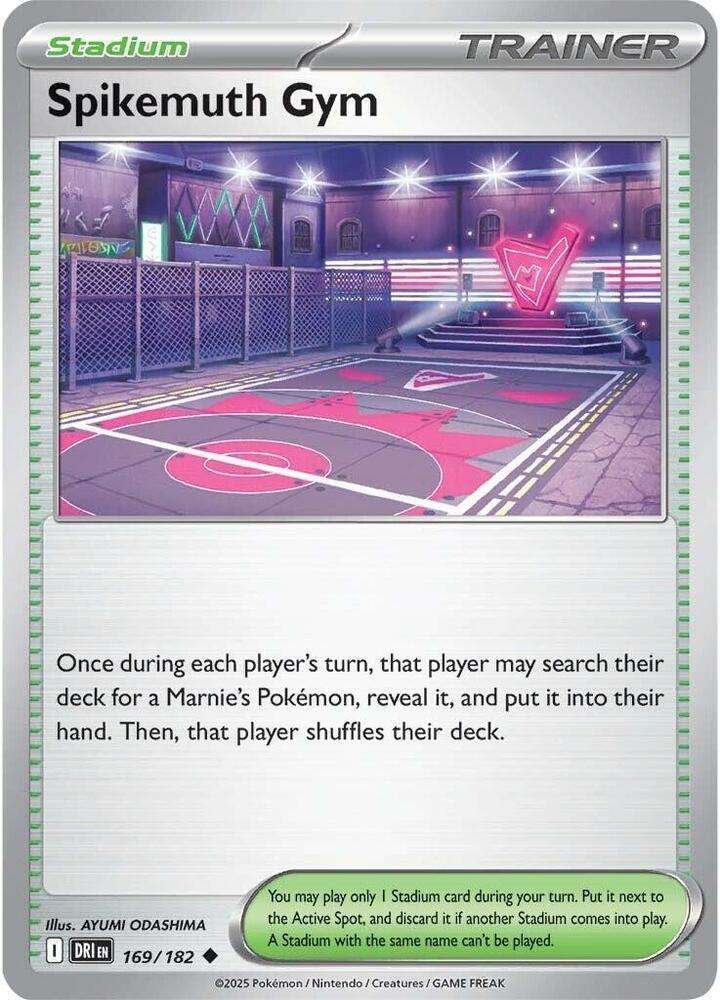Pokemon Trading Card Game - Spikemuth Gym - SV10: Destined Rivals (DRI)