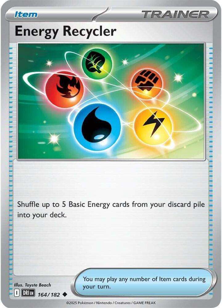 Pokemon Trading Card Game - Energy Recycler - SV10: Destined Rivals (DRI)