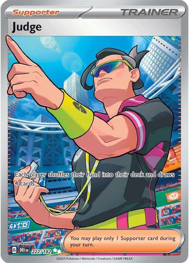 Pokemon Trading Card Game - Judge - 222/182 - SV10: Destined Rivals (DRI)
