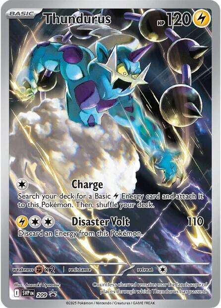 Pokemon Trading Card Game - Thundurus - 209 - SV: Scarlet & Violet Promo Cards (SVP)