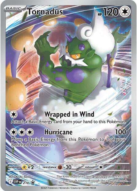 Pokemon Trading Card Game - Tornadus - 210 - SV: Scarlet & Violet Promo Cards (SVP)
