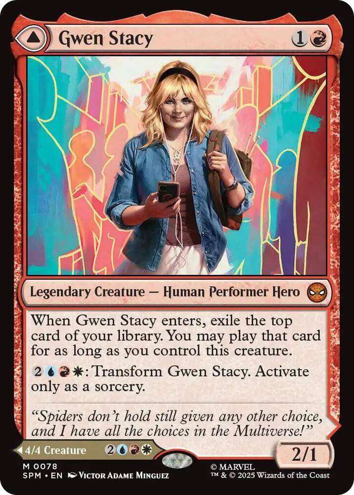 Magic The Gathering TCG - Gwen Stacy - Marvel's Spider-Man (SPM)