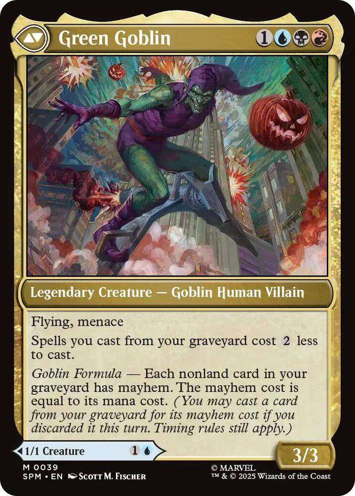 Magic The Gathering TCG - Norman Osborn - Marvel's Spider-Man (SPM)