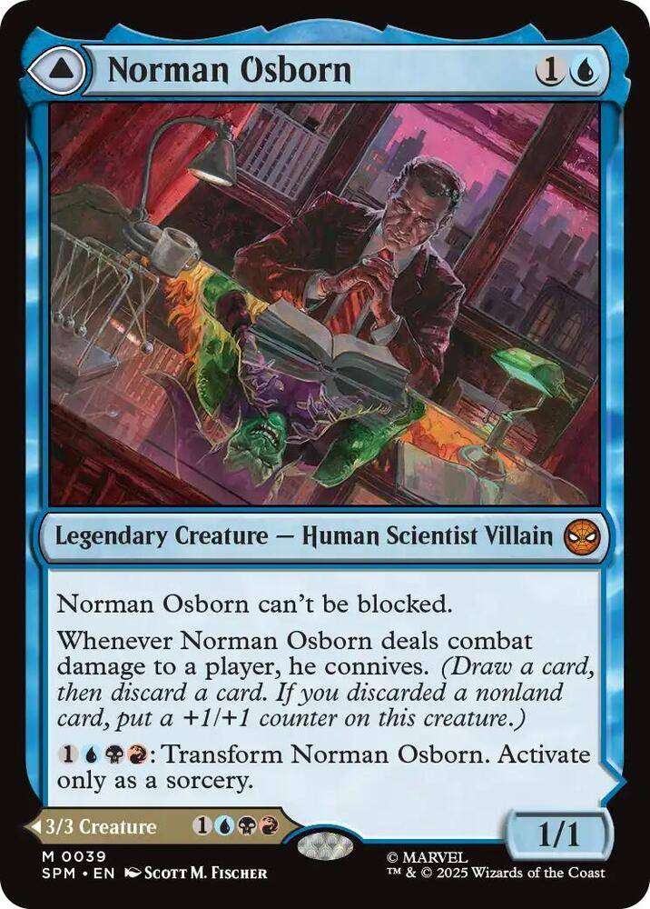 Magic The Gathering TCG - Norman Osborn - Marvel's Spider-Man (SPM)