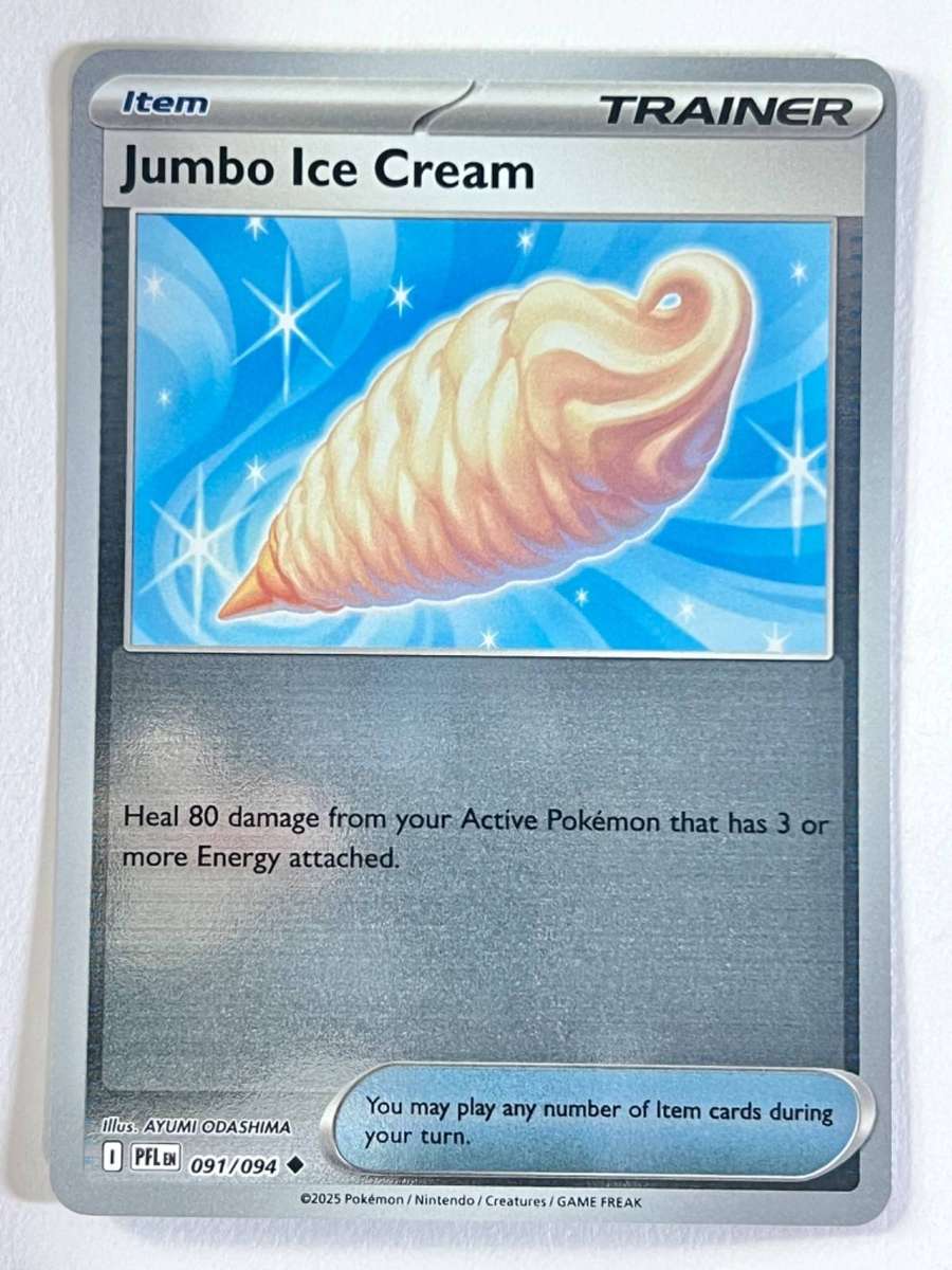 Pokemon Trading Card Game Jumbo Ice Cream Reverse Holo - ME02: Phantasmal Flames (PFL)