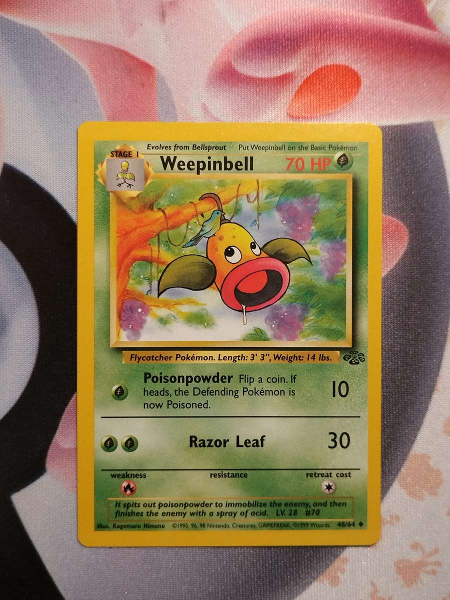 Pokemon Trading Card Game - Weepinbell #48 Pokemon Jungle (1)