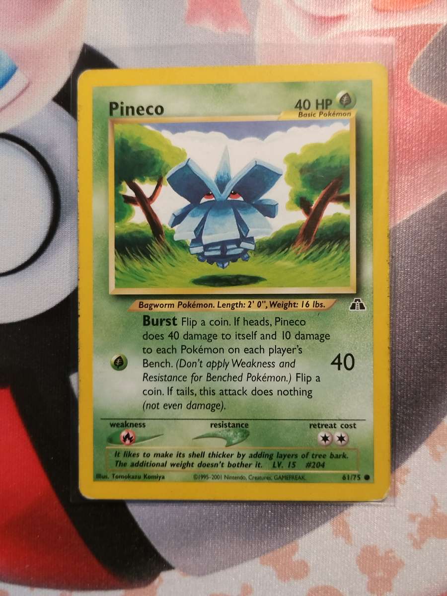 Pokemon Trading Card Game - Pineco #61 Pokemon Neo Discovery