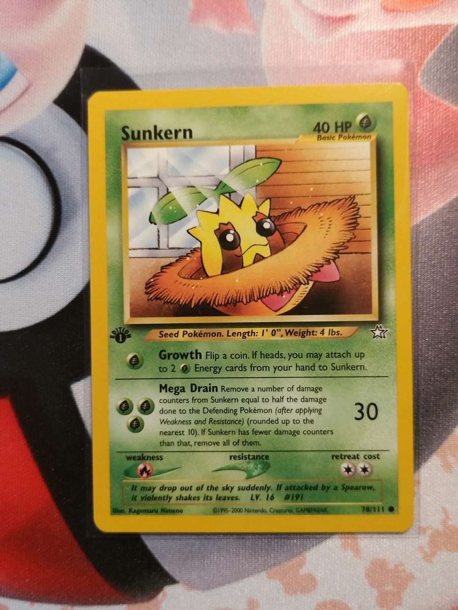 Pokemon Trading Card Game - Sunkern [1st Edition] #78 Pokemon Neo Genesis