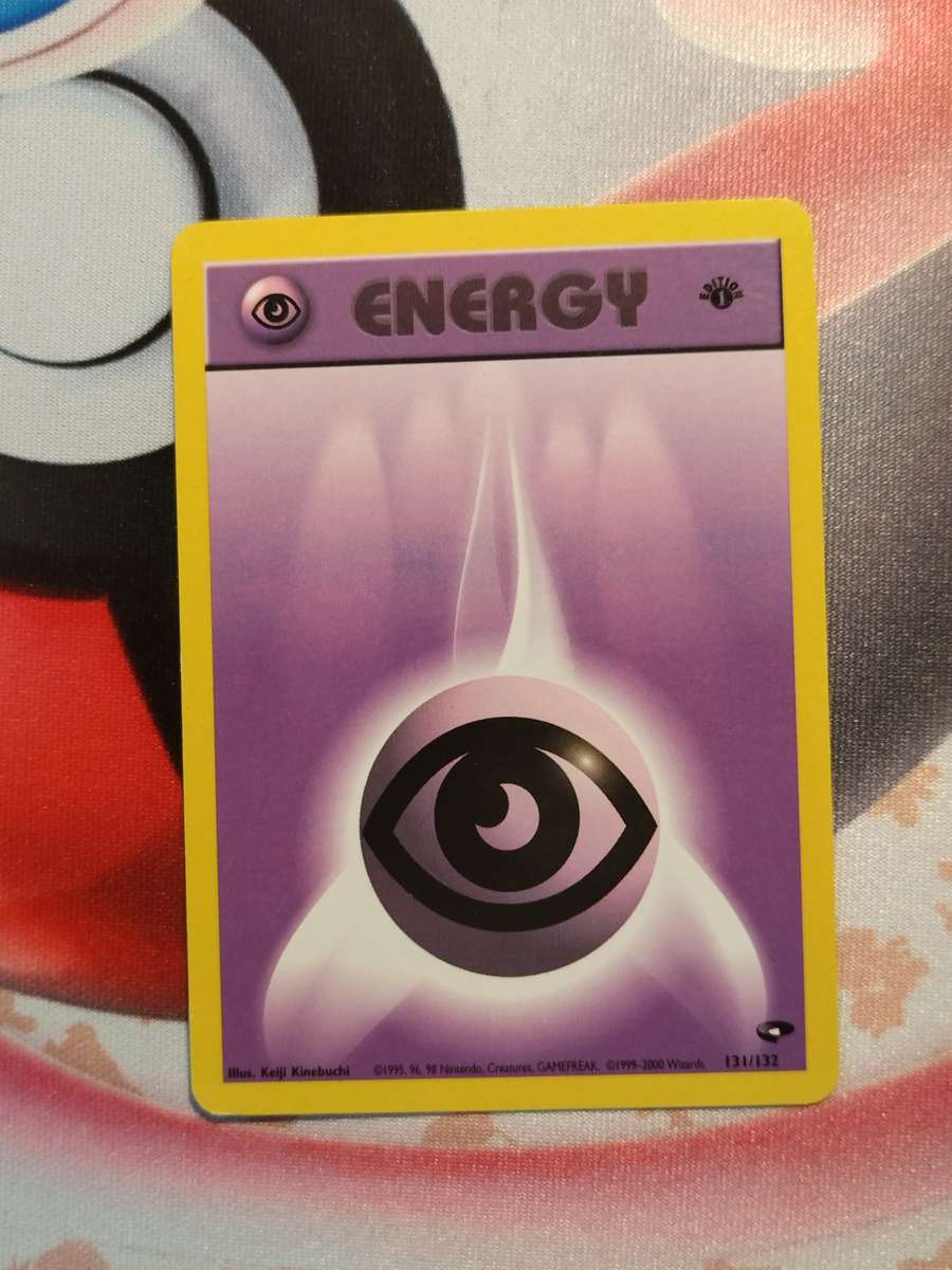 Pokemon Trading Card Game -  Psychic Energy [1st Edition] #131 Pokemon Gym Challenge
