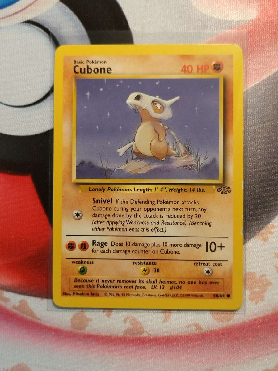 Pokemon Trading Card Game - Cubone #50 Pokemon Jungle (4)