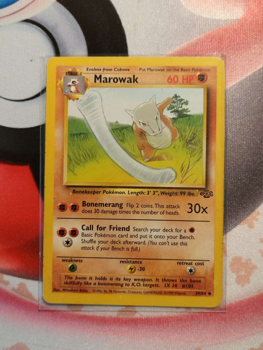 Pokemon Trading Card Game - Marowak #39 Pokemon Jungle